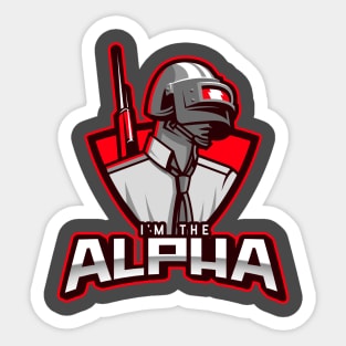 I'm The Alpha (19) Sticker